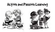 Active and passice learning logo